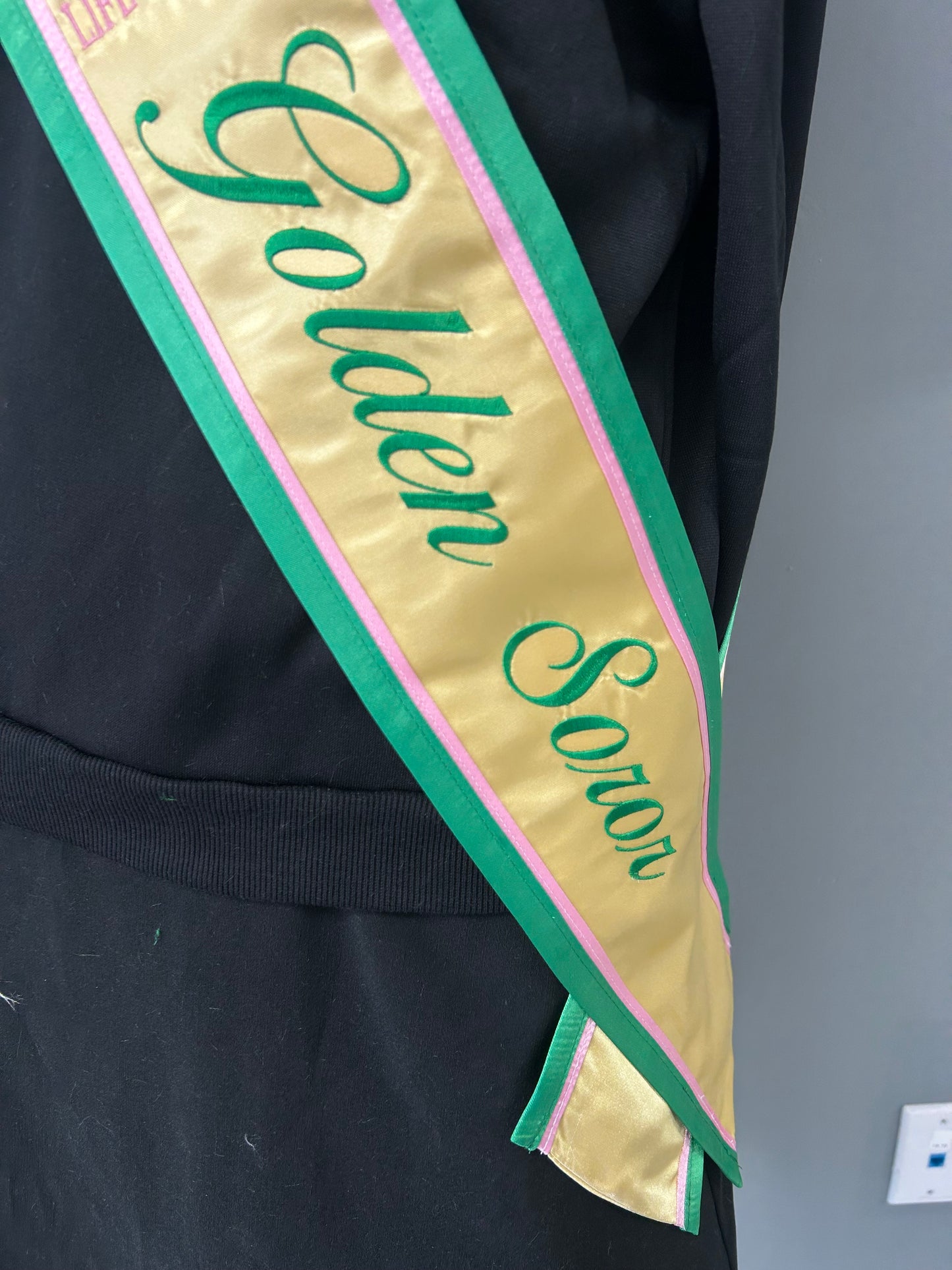 Golden Soror Sash