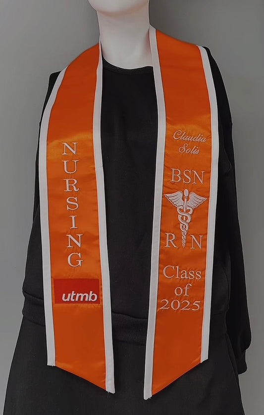 UTMB Nursing Grad Stole