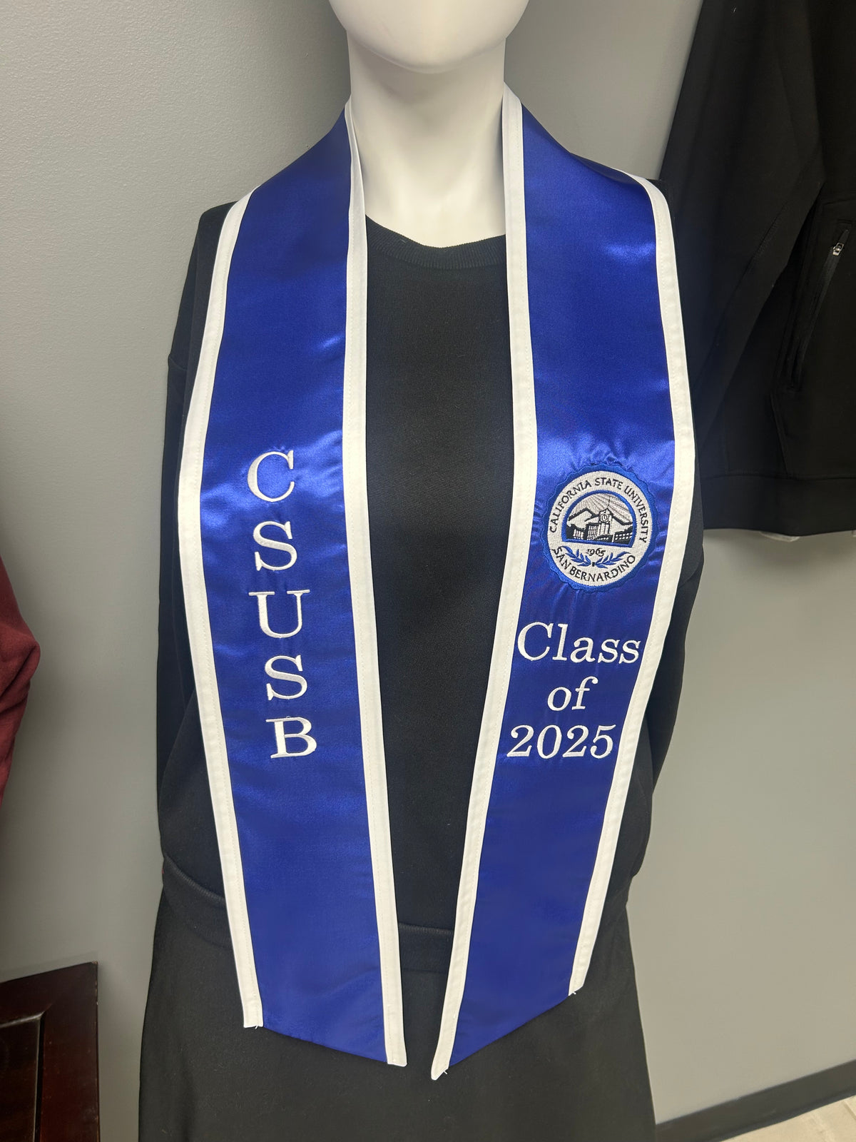 Csusb Graduation Colors Graduation Stole CSUSB – Handcrafts by Alicia