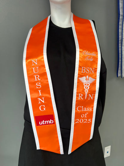 UTMB Nursing Grad Stole