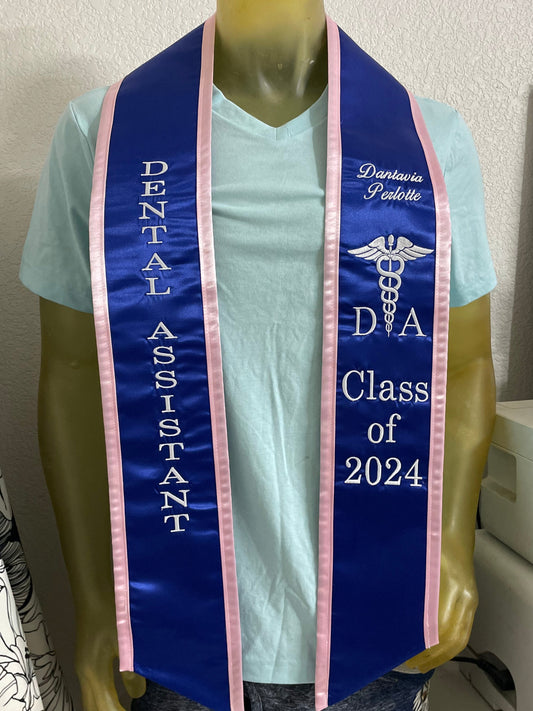 Dental Assistant Personalized Stole