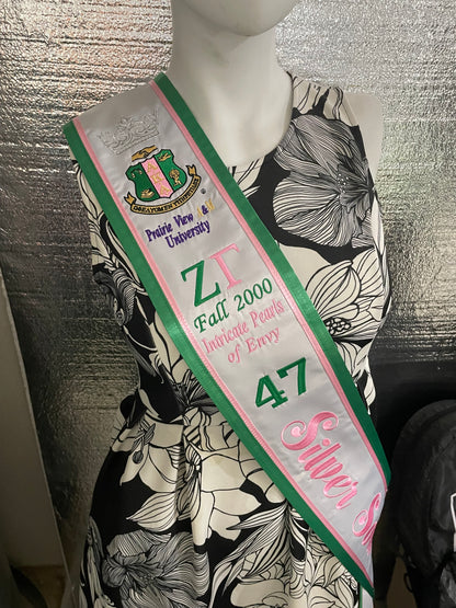 IPE Fall 2000 Silver Soror Sash