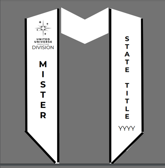 Male State/Regional Sashes for United Universe