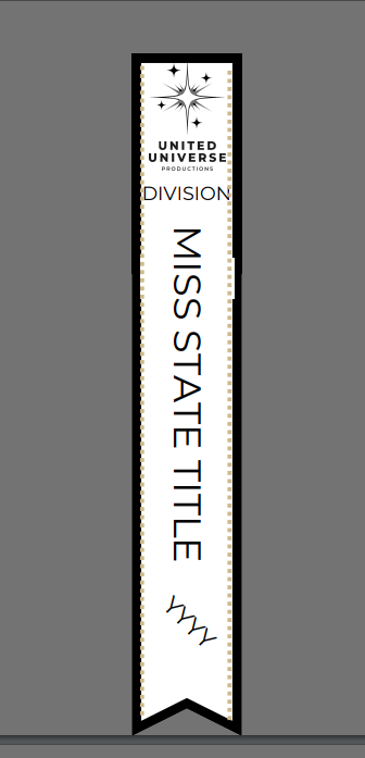 State/Regional Sashes for United Universe
