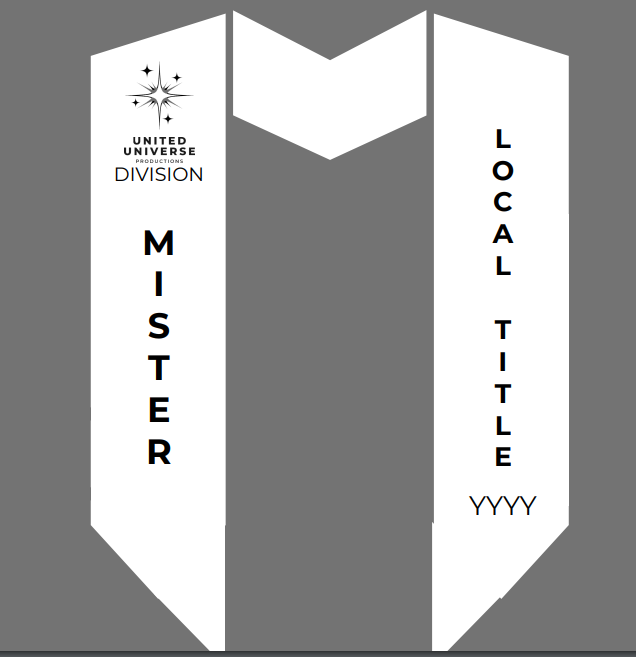 Male Local Sashes for United Universe