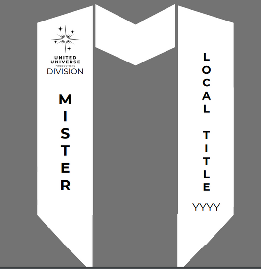 Male Local Sashes for United Universe