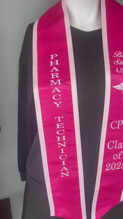 Pharmacy Technician Grad stole